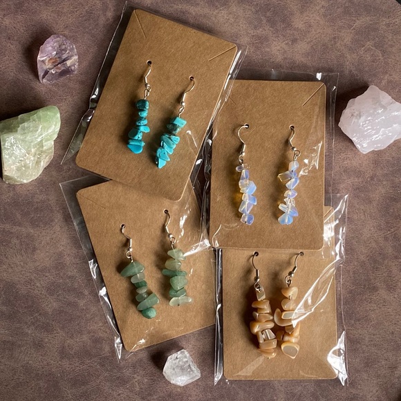 Handmade Sterling Silver Earrings - Picture 2 of 2